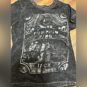 Nightmare Before Christmas Jack Skellington Pumpkin King Tim Burton Shirt Sz L